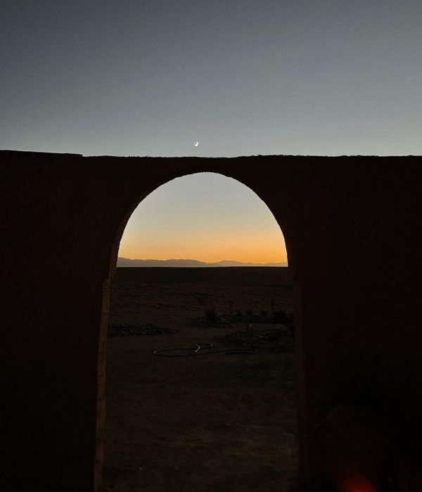 sunset in agafay